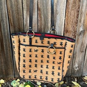 Vintage Cat Print Purse by Cricket Shop Cedarhurst